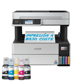Epson EcoTank ET-5170, Impresora Alto Rendimiento Wifi A4 Multifunción con Impresión Doble Cara Automática, Imprime / Escáner / Copiadora / Fax
