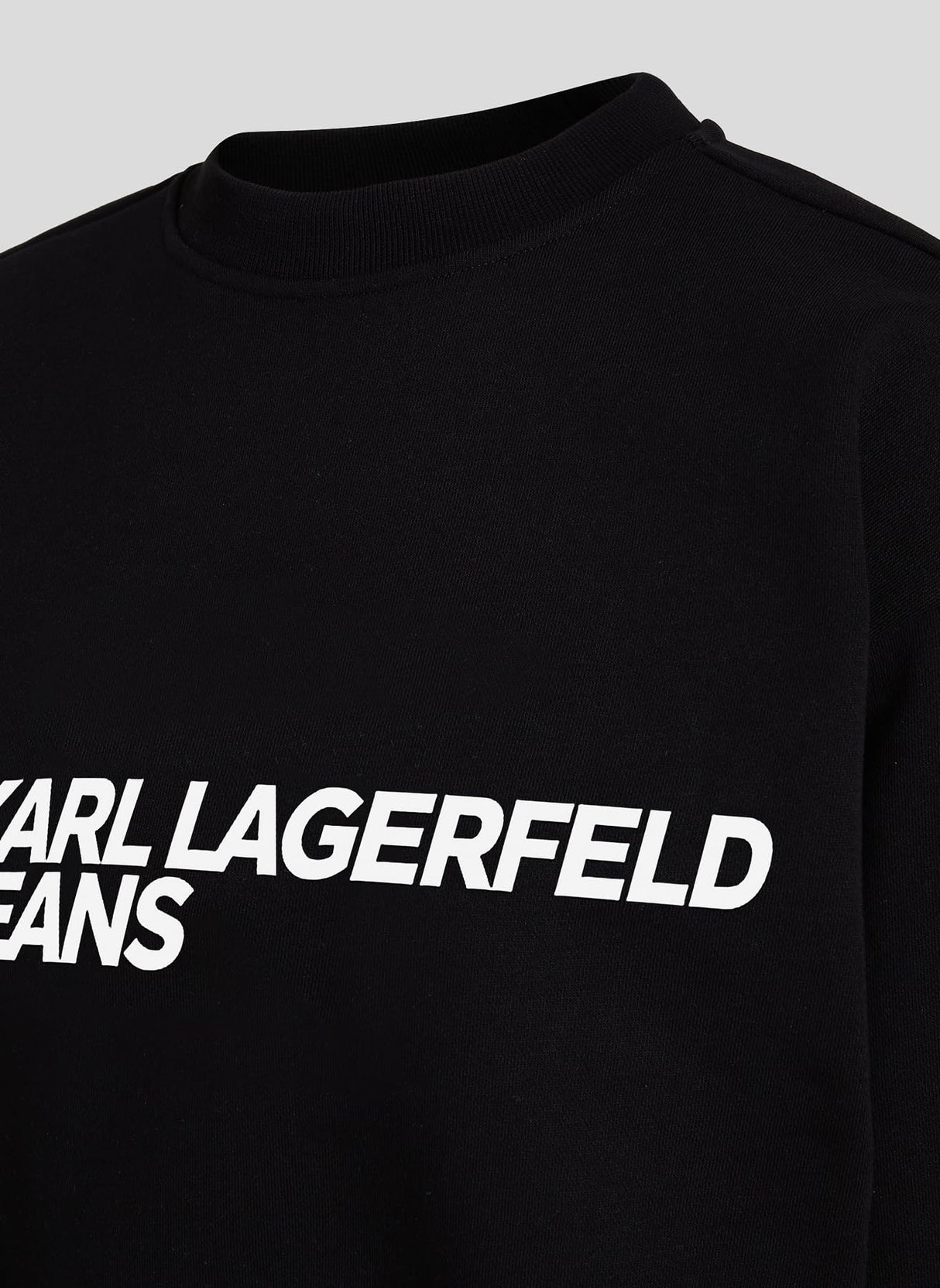 KARL LAGERFELD JEANS, para Mujer, Sudadera Normal con el Logotipo Essential, Negro, Extrapequeños