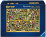 Ravensburger - Puzzle XXL Librería Mágica, Rompecabezas para Adultos, Regalo para Niños de 14+ Años, Juego Educativo y Estimulante, 18000 Piezas, 276x192 cm