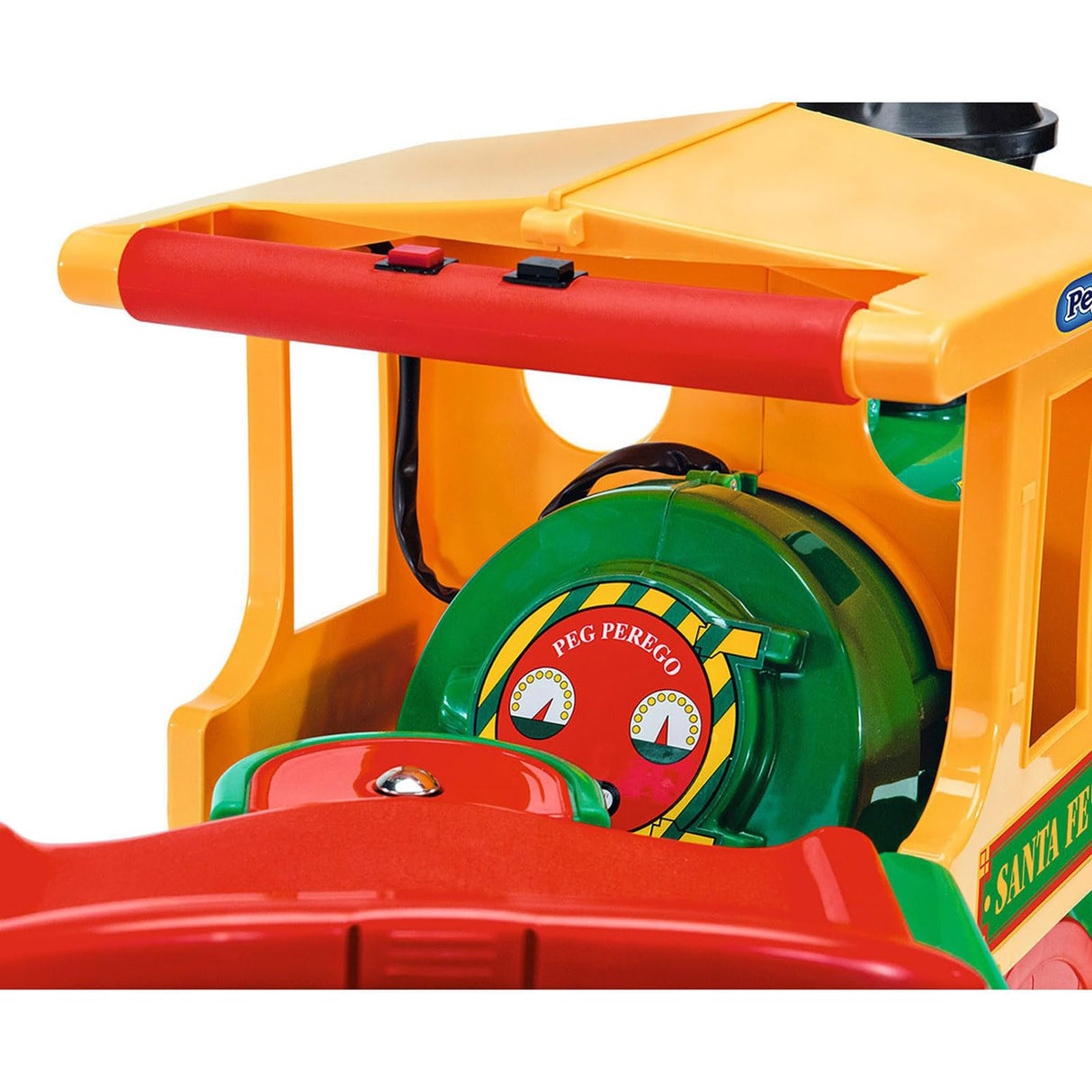 Peg Perego - Tren eléctrico de Santa Fe, 2 años+, máx. 15 kg - IGED1071