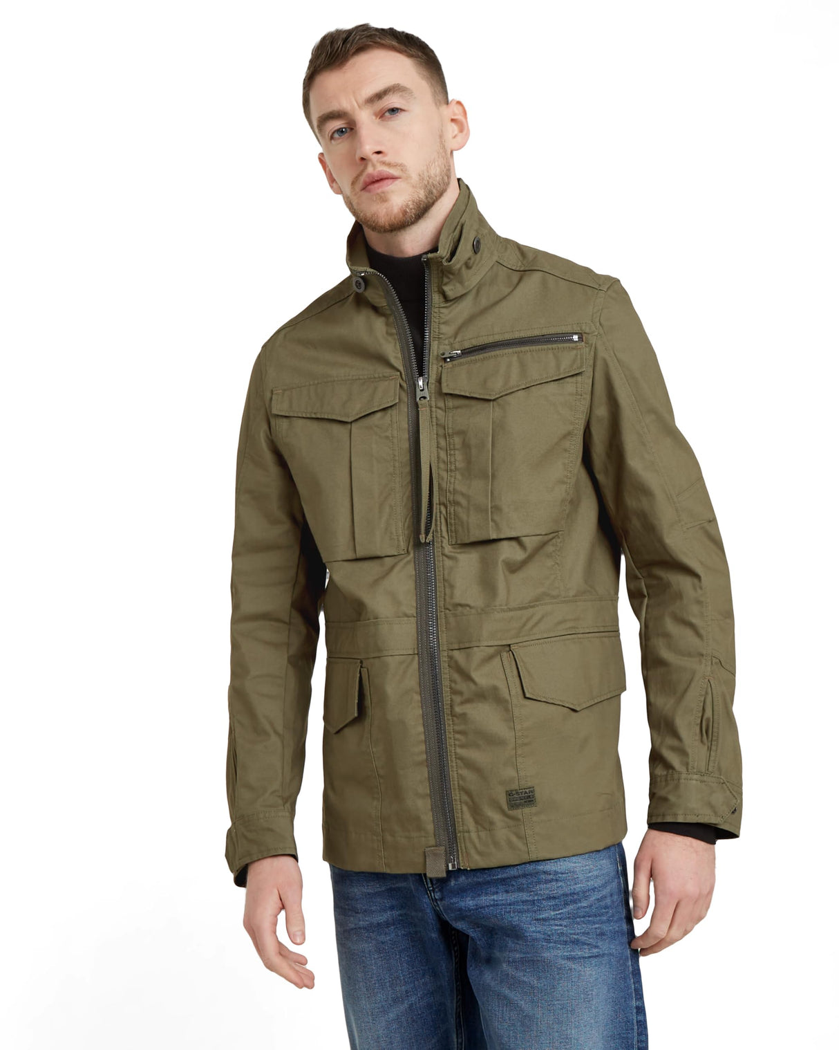 G-STAR Para Hombre Rovic Slim Field Jacket, Verde (shadow olive D24282-D389-B230), XS