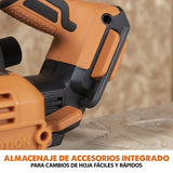 Evolution Sierra circular inalámbrica R165CCS-Li de Evolution Power Tools con corte multimaterial - Incluye batería de 4 Ah y cargador, hoja TCT de 165 mm y garantía de 3 años