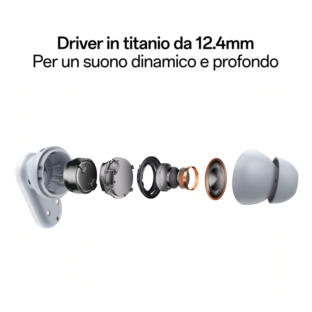 OPPO Enco Buds2 Pro - Auriculares True inalámbricos, autonomía de 38 h, Controlador de 12,4 mm, Bluetooth 5.3, Alcance de 10 m, Controles táctiles, cancelación de Ruido IA, Android e iOS, IP55,