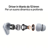 OPPO Enco Buds2 Pro - Auriculares True inalámbricos, autonomía de 38 h, Controlador de 12,4 mm, Bluetooth 5.3, Alcance de 10 m, Controles táctiles, cancelación de Ruido IA, Android e iOS, IP55,
