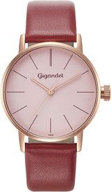Gigandet Reloj Analógico para Mujeres de Cuarzo japonés con Correa en Cuero 15VNAG43NE/016