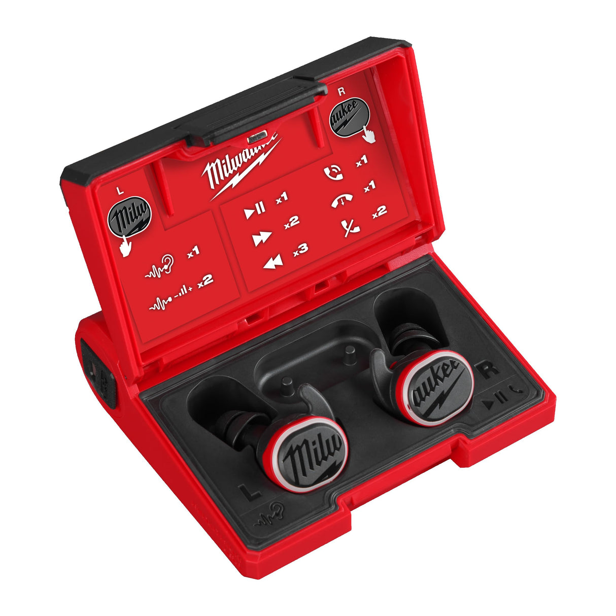 namePROTECTOR AUDITIVO RECARGABLES C/BLUETOOTH REF,4933478750 L4 RLEPB-301 MILWAUKEE