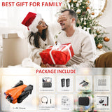 Mingfuxin Drone plegable con cámara para principiantes, drone RC Quadcopter con aplicación WIFI FPV vídeo en vivo, retención de altitud, modo sin cabeza, despegue de una tecla para adultos y niños