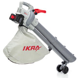 IKRA 3en1 Aspirador soplador a batería IALS 2-20 Incl. 2 baterías Recargables y Cargador rápido Doble