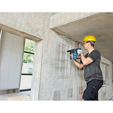 Bosch Professional GBH 18V-26 F - Martillo perforador combinado a batería (18V, 2,6 J, Ø máx. hormigón 26 mm, SDS plus, 2 baterías 5,5 Ah ProCORE18V, en L-BOXX 136), Negro, Rojo, Azul, en L-BOXX