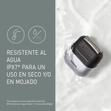 Panasonic ES-ACM3BW503 Serie 700 Afeitadora Compacta de 3 Cuchillas, Afeitadora Eléctrica Húmeda y Seca para Hombres, Sensor de Barba, Resistente al Agua IPX7, Carga USB-C y Adaptador, Blanco