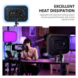 NEEWER RGB168 18,3" Luz de Video RGB con Soportes 2Pack, con Control de App 360° Todo Color 60W Regulable 2500K-8500K CRI97+ 17 Efectos Panel LED Iluminación para Estudio/Juegos/Youtube/Fotografía