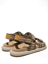 Fly London PAAV228FLY, Sandalias Mujer, Khaki/Bumblebee, 38 EU