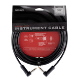 D'Addario Cable de guitarra – Cable de guitarra – macho de 1/4 pulgadas a macho de 1/4 pulgadas – Cable de instrumento de escenario americano – ángulo recto a ángulo recto, 30 pies