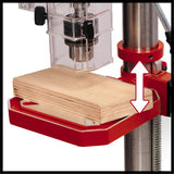 Einhell Taladro de columna TC-BD 630/1 (630 W, profundidad de perforación máx. 60 mm, tope de profundidad de perforación ajustable, diámetro de broca máx. 16 mm)