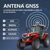 Navegador Agrícola GPS para Tractor de 7 Pulgadas Adecuado para Labranza y Siembra de Actividades Agrícolas Navegador GPS de Posicionamiento Automático