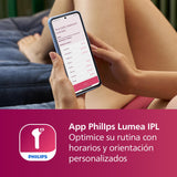 Philips Lumea Serie 7000, Depiladora Luz Pulsada, IPL, Piel Suave Desde Casa, Con Funda, Accesorios para el Cuerpo, Cara y Zona del Bikini, Alternativa a Depilación Láser. SC1999/00