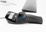 3Dconnexion SpaceMouse Enterprise (Ratón 3D, con Cable, Pantalla LCD, negro)