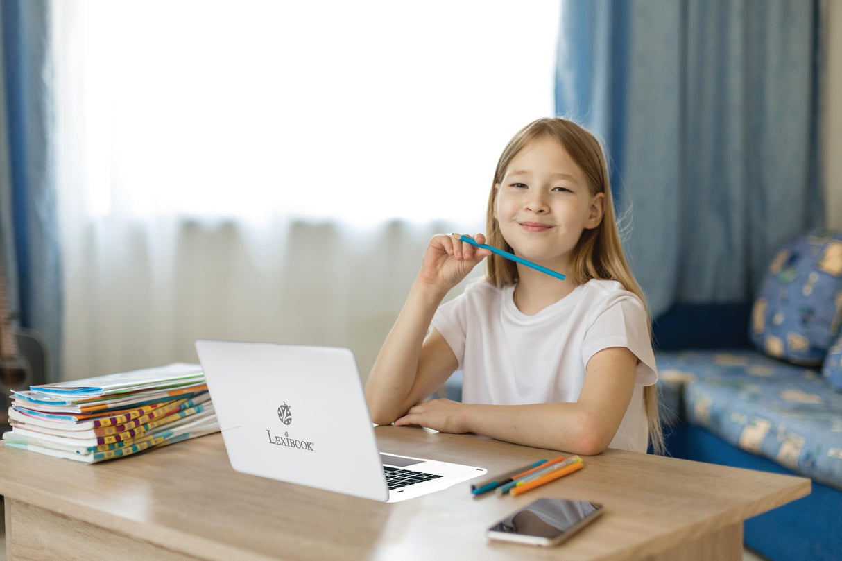LEXIBOOK, LAPTAB® 10, Portátil con Pantalla táctil, Diseñado para Toda la Familia, Contenido Educativo y Divertido, Powered by Android™, Control Parental, Ultrafino y Ligero, LT10ES
