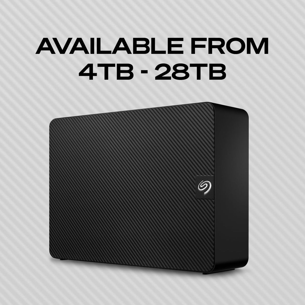 Seagate Expansion Desktop 24TB, Unidad De Disco Duro Externa HDD, 3.5 Pulgadas, USB 3.0, PC & Notebook, Rescue Services (STKP24000400)