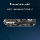 ASUS Prime Radeon RX 9070 EVO OC Edition - Tarjeta gráfica (PCIe 5.0, 16GB GDDR6, HDMI/DP 2.1, diseño de 2,5 Ranuras, Ventiladores Axial-Tech, rodamientos de Doble Bola, Dual BIOS, GPU Guard)