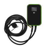 Green Cell GC PowerBox Wallbox 22kW Tipo 2 Cargador para Vehículos Eléctricos EV PHEV Cable 6m Pantalla LCD Compatible con Todos los EV Model 3/S/X/Y, ID.3, ID.4, i3, 500e, EV6, E-Tron, ZOE, Mach-E