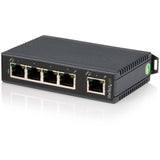 StarTech.com IES5102 - Switch industrial de 5 puertos RJ45 (Ethernet 10/100, no gestionado, montaje en carril DIN certificado IP30), negro