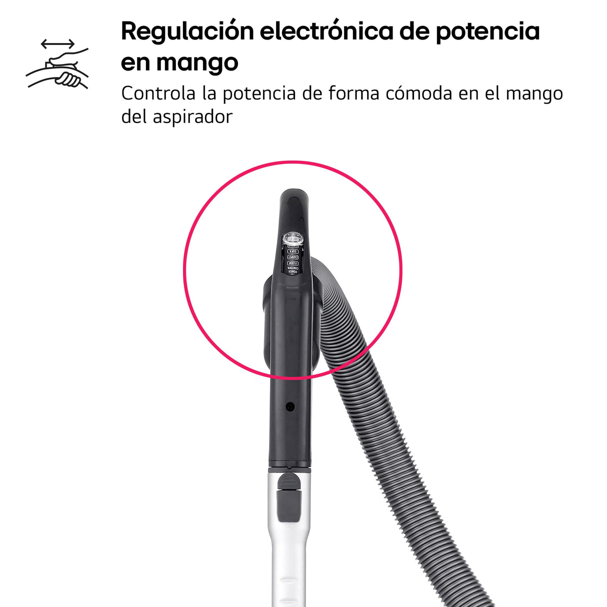LG VK8506NHAC - Aspirador sin Bolsa 650W, Sistema Kompressor, Turbo Ciclónico, Aspiradora Tubo Telescópico, Depósito 1,2Lx3, Regulador Potencia, Especial mascotas, Cepillo 2en1 alfombra-suelos,Azul