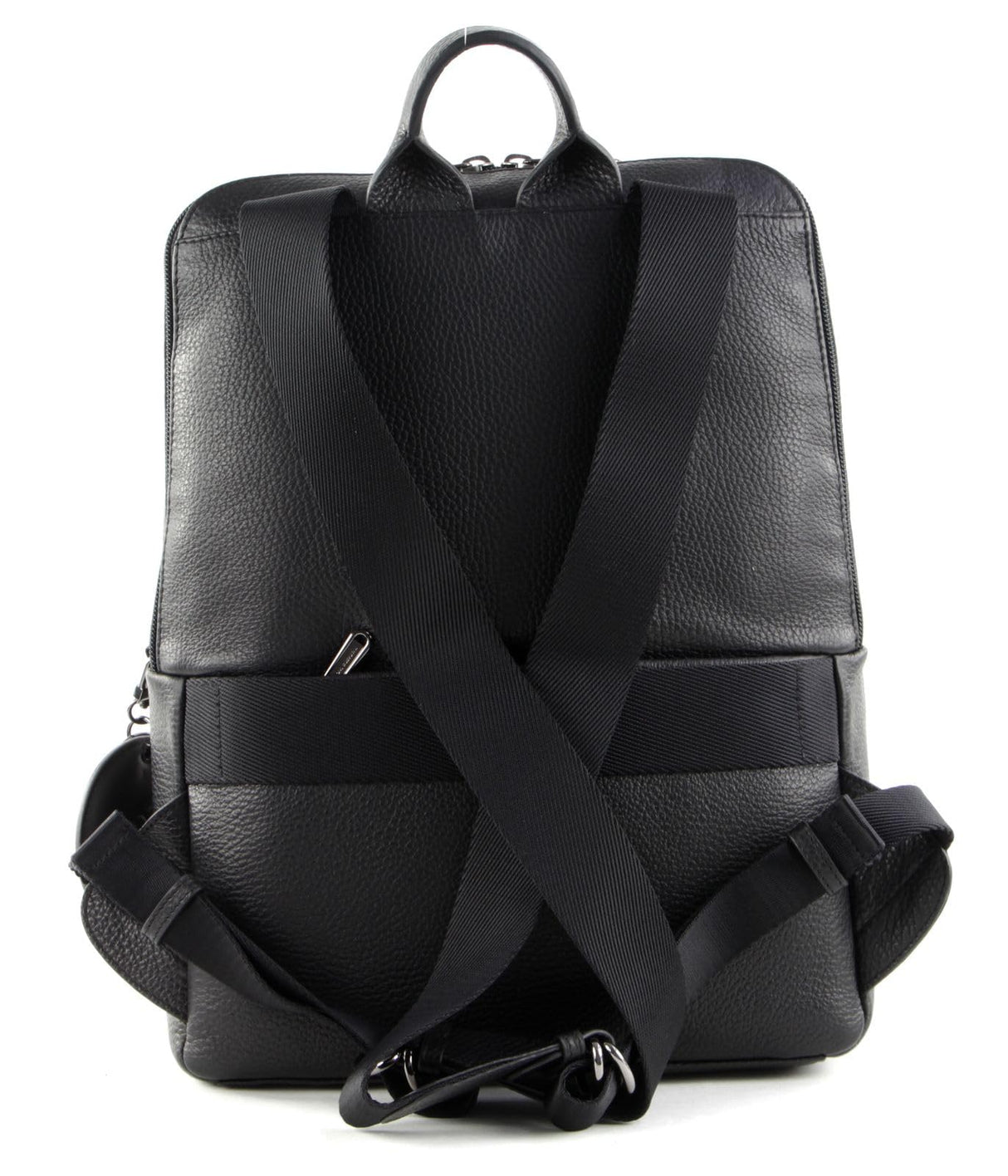 Mandarina Duck Mellow Leather P10fzt38, Mochila para Mujer, Negro (Nero), 35x26x12 (L x H x W)