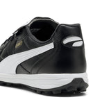 PUMA King Top TT, Zapatillas de fútbol Unisex Adulto, Negro Blanco Oro, 42 EU