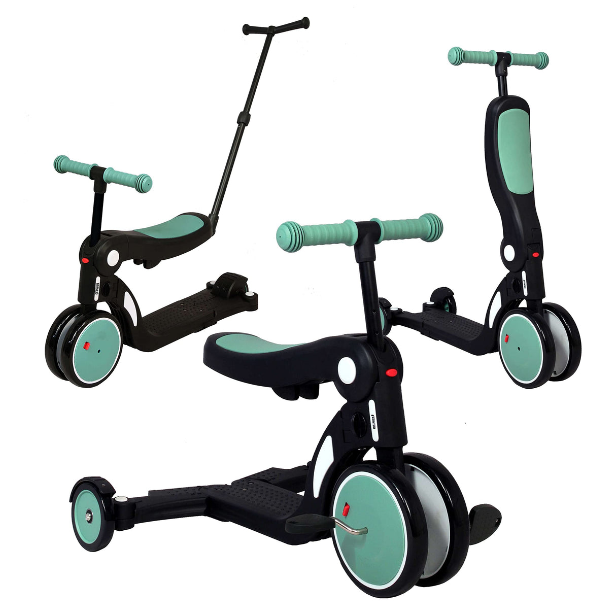 Looping SCOOTIZZ Triciclos evolutivos para Niños 5 en 1 / Triciclos Bebes/Bicicleta Bebé (Verde)