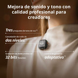 DJI Mic 3 (1 TX + 1 RX), micrófono lavalier inalámbrico para iPhone/cámara/Android, Ultraligero, Tiempo de Funcionamiento extendido y Carga rápida, transmisión hasta 400 m