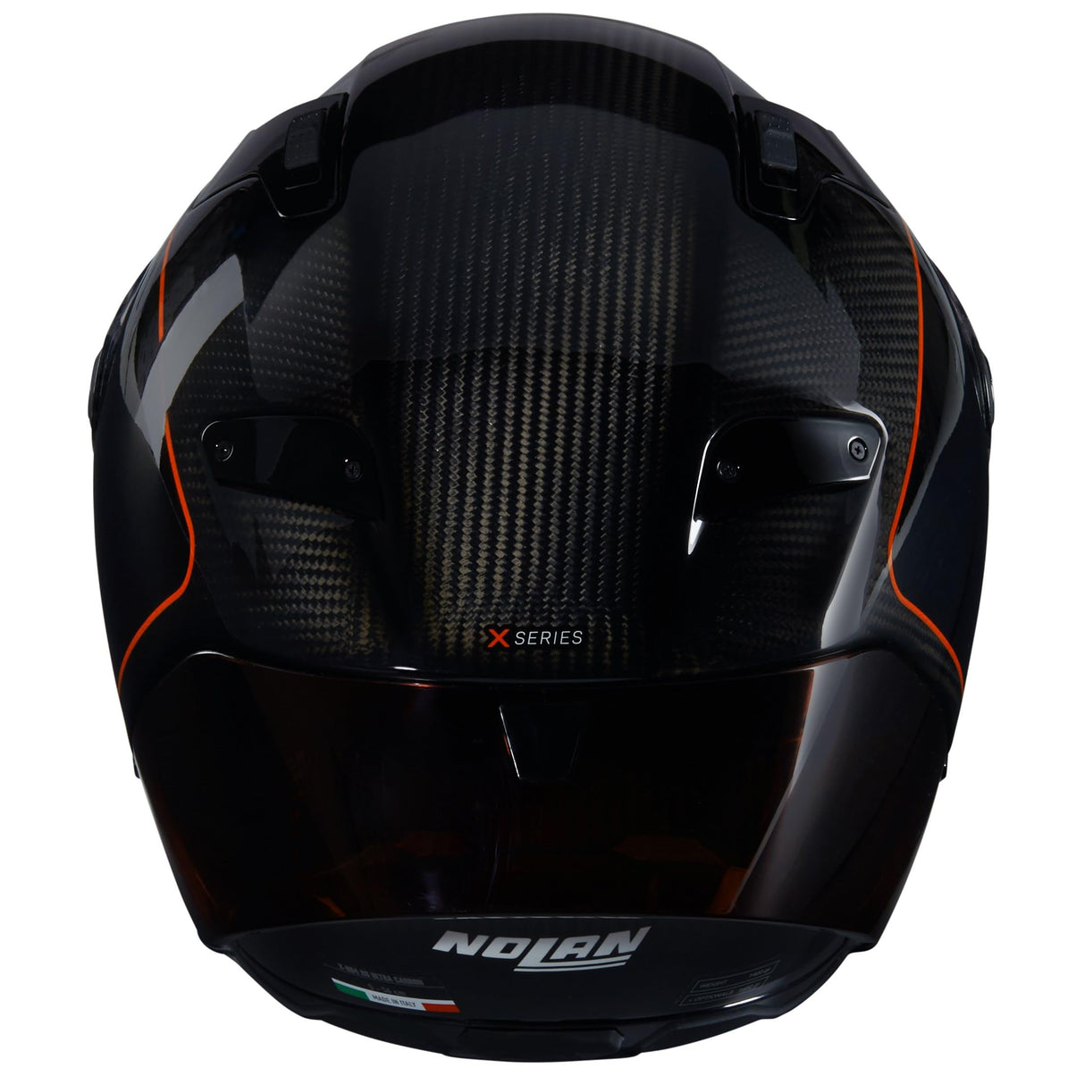 NOLAN Helmet X-804 RS ASSO DI PICCHE 342 L, Carbono/Negro/Rojo