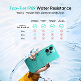 realme 14T Smartphone 5g, 8+256GB,Batería 5260 mAh,Procesador Dimensity 6300,IP69, Cámara de 50MP,Pantalla AMOLED para Esports de 120 Hz,Morado relámpago,Exclusivo de Amazon (Sin Adaptador)