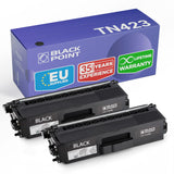 BLACK POINT Juego de 2 Cartuchos de Tóner Premium para TN-423BK TN-423 TN423BK TN-421BK TN421 TN421BK - Negro para MFC-L8690CDW MFC-L8900CDW DCP-L8410CDW HL-L8260CDW HL-L8360CDW DCP-L8410CDN L8690CDW