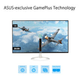 ASUS VZ27EHF-W Eye Care Monitor Gaming 27 pulgadas (IPS, Full HD, sin marcos, 100 Hz, sincronización adaptativa, 1 ms MPRT, HDMI, luz azul baja, sin parpadeos, montaje en pared)
