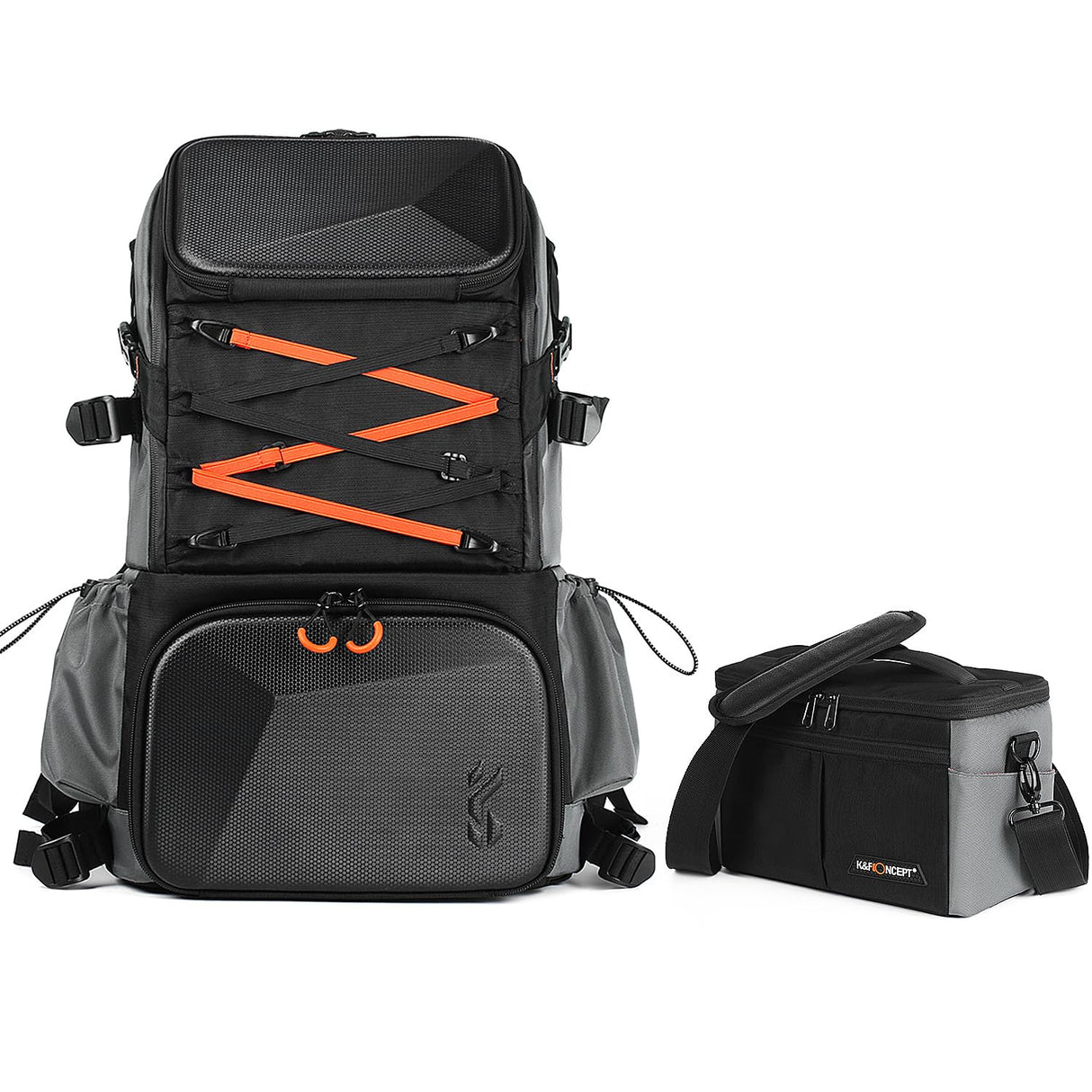 K&F Concept Mochila para Cámara, Mochila Fotográfica Profesional, 32L Mochila Fotografia Multifuncional Bolsa para Cámara Impermeable Resistente, Compartimento para Portátil de 15.6 Pulgadas