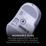 Turtle Beach Kone II Air: ratón inalámbrico ergonómico RGB para Juegos, batería de 350 Horas, Sensor óptico de 26 000 PPP interruptores ópticos de 100 Millones de clics, Blanco ártico