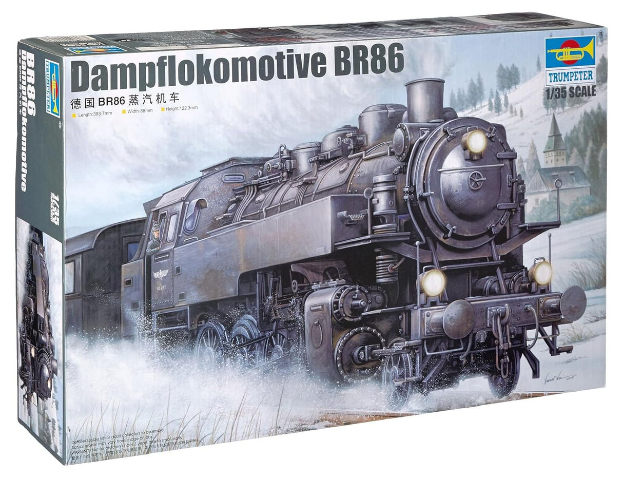Trumpeter 217 BR86 - Locomotora de vapor [Importado de Alemania]