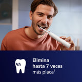 Philips Sonicare 5500 cepillo dental eléctrico, sónico con 1 nivel de intensidad, alerta de presión, EasyStart, SmarTimer y BrushPacer, blanco, modelo HX7110/01 [Nueva Tecnología]