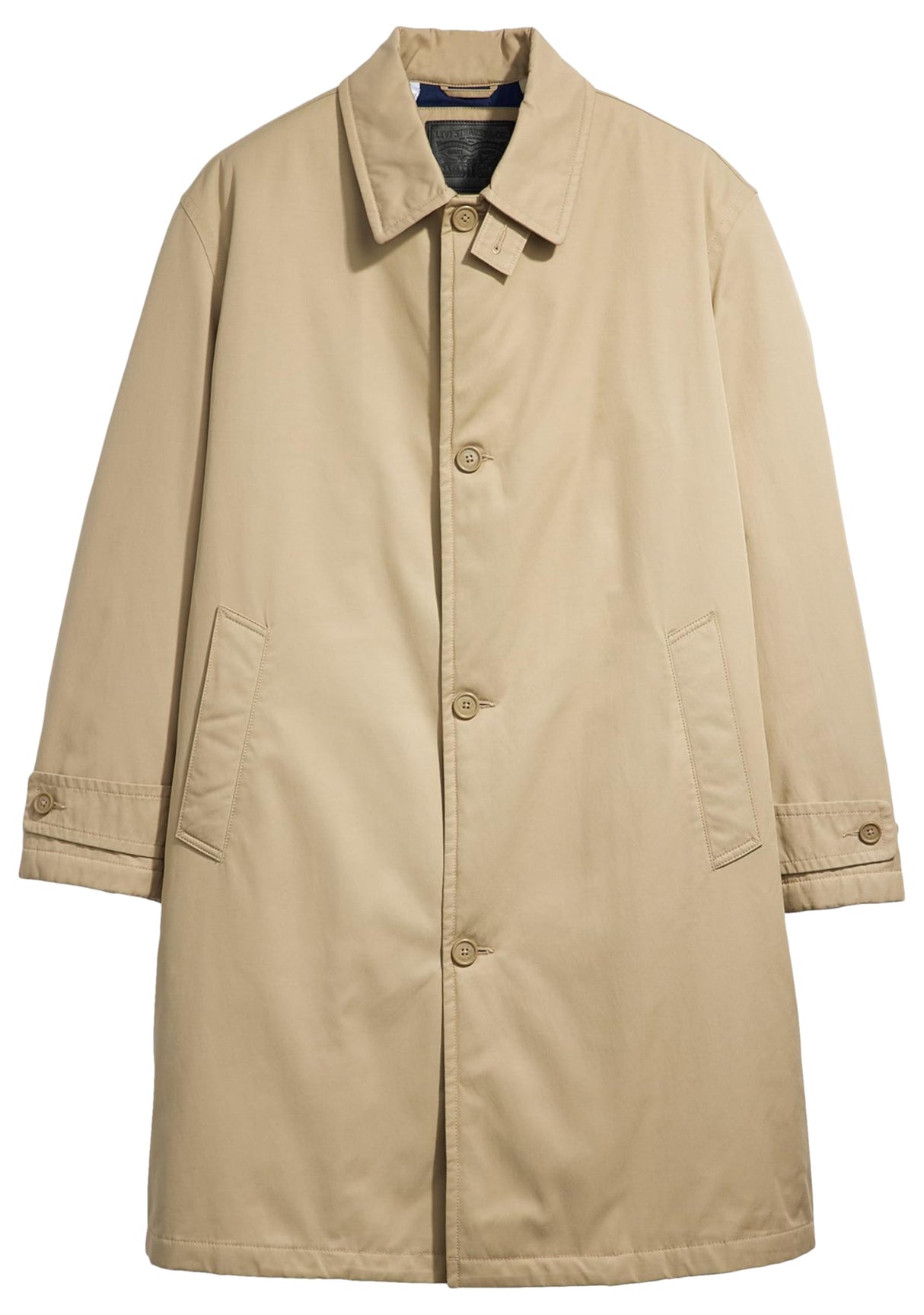 Levi's Alma Filled Trench Coat Chaquetas para hombre, True Chino, L