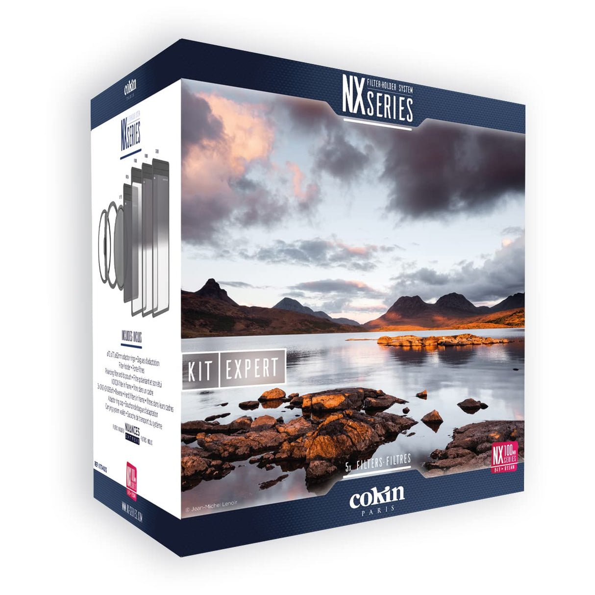 COKIN NX-Series Expert Set con portafiltros de 100 mm + CPL + ND1024 + Filtro Graduado GND8-Soft/Reverse/Hard + 4X Marcos de Filtro + Bolsa + Anillo Adaptador ø72/77/82 mm + Accesorios