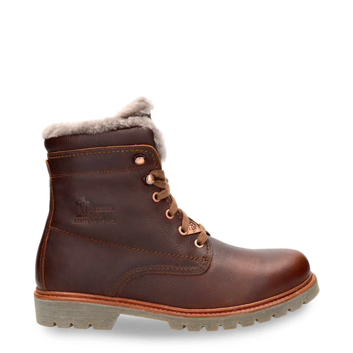 Panama Jack PT153585 Hombre Botas Militar, Marrón (Castaño C13), 43 EU