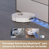 Dreame X30 Ultra Robot Aspirador y Fregasuelos, 8300 Pa Robot Aspirador con Base Autovaciado, Trapeador Extraíble y Elevable, Limpieza Inteligente de Alfombras, Trapeador de Limpieza con Agua a 60°C