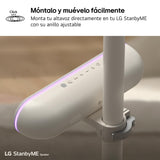 LG StanbyME XT7S - Altavoz Bluetooth Portátil, Sonido Envolvente, Resistencia al Agua IPX5, hasta 16 Horas de Batería, Ideal para StandbyME, Anillo Ajustable, Iluminación, Potencia 20 W