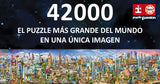 Educa - Puzzle XXL 42000 Piezas para Adultos | La Vuelta al Mundo | Incluye Lámina y Servicio de Piezas Perdidas | Rompecabezas Educativo y Decorativo | A Partir de 14 años (17570)
