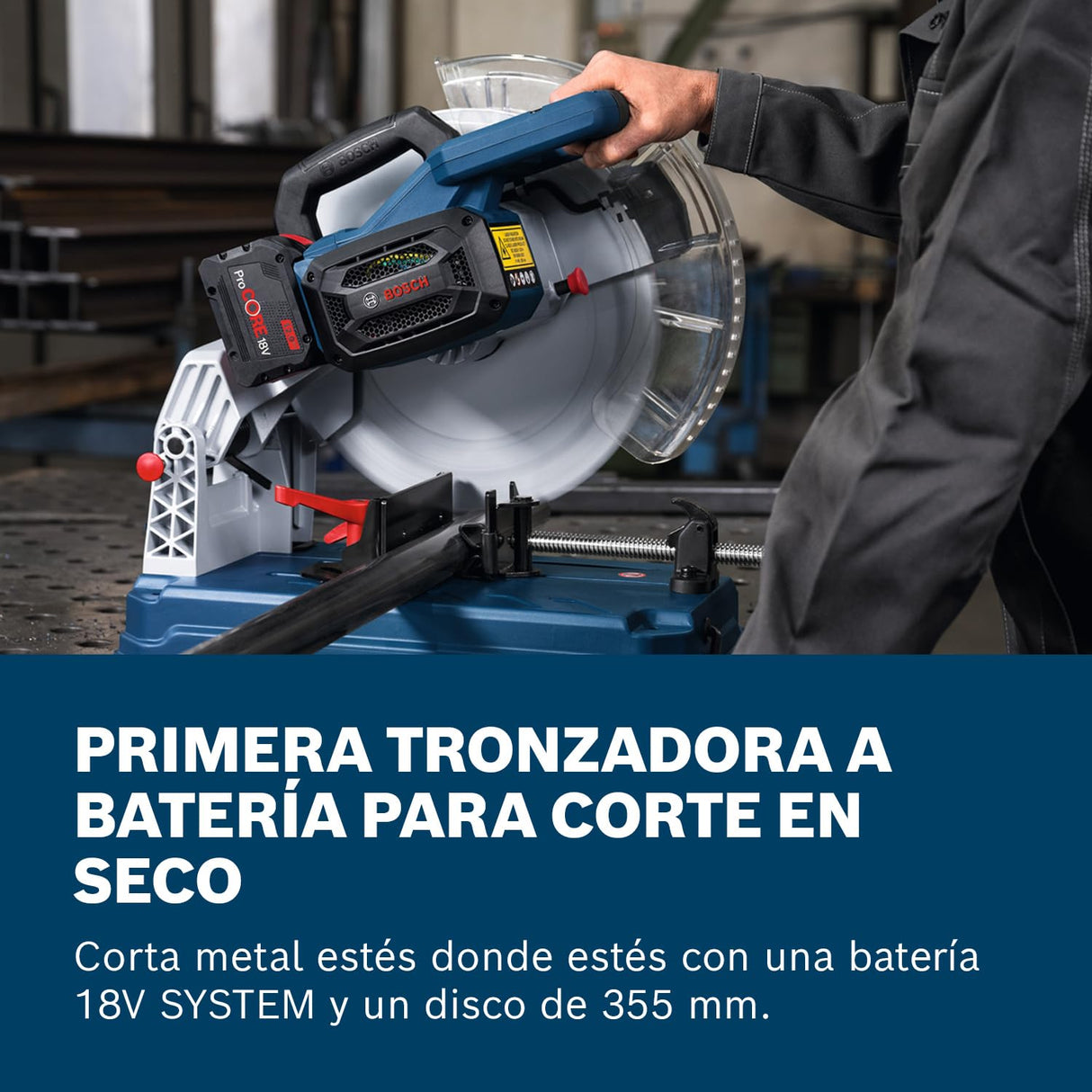 Bosch Professional tronzadora para metal a batería GCD 18V-355