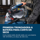 Bosch Professional tronzadora para metal a batería GCD 18V-355