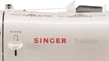Singer Tradition 2282 Maquina De Coser Electronica Y Mecanica Con 32 Programas, Ojal Automático, Ajuste Longitud Y Ancho Puntada, Brazo Libre Maquina De Coser Profesional