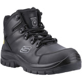 Skechers Men's Trophus Kilram Construction Boot, Black, 44 EU