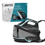 Imetec Onda P1, Centro de planchado, Suela Exclusiva a Ondas Patentada, 2400 W, golpe de Vapor 300 g, 3 Filtros Antical con Iones de Plata, Tecnologia No Stop Autonomía Ilimitada